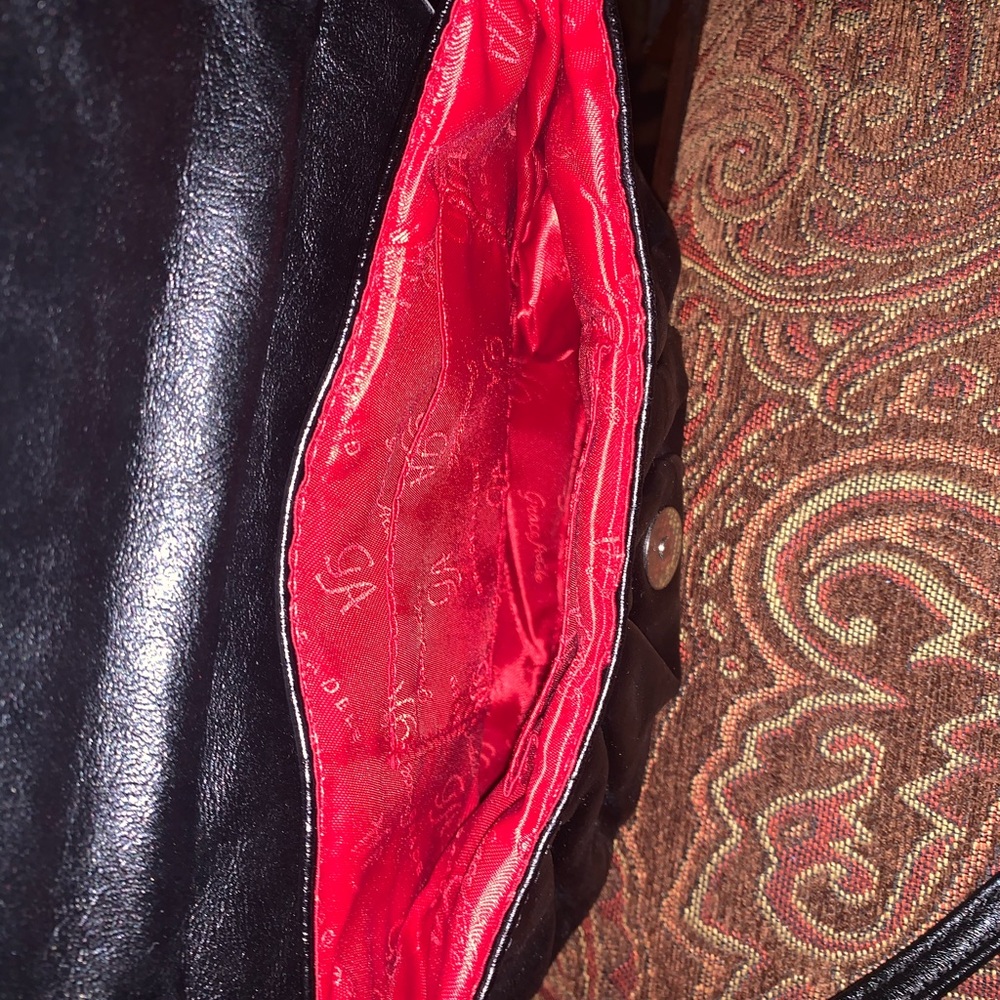 ***Nwot - Grace Adele Sequin Black Handbag - image 5